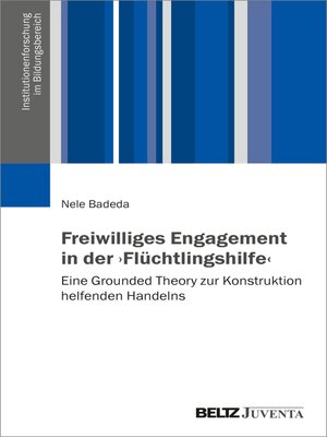 cover image of Freiwilliges Engagement in der ›Flüchtlingshilfe